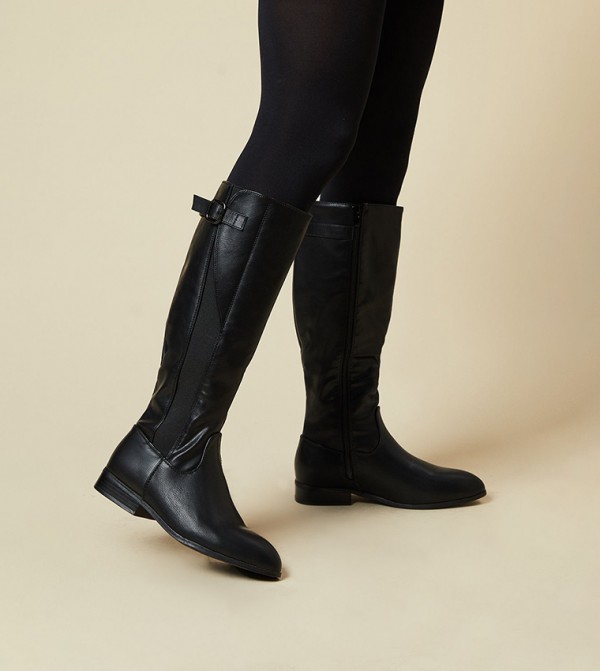 دوروثي بيركينز - اوتليت  بوت كالف - أسود Mid Calf Boots