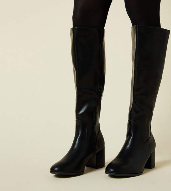 Dorothy Perkins  Boots - Black Knee length Boots