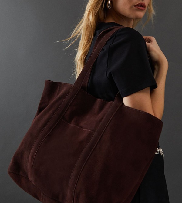 Warehouse Warehouse - Brown Tote Bags