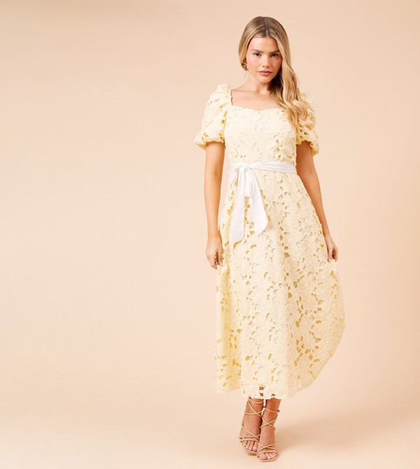Dorothy Perkins Dorothy Perkins - Yellow Midi Dresses