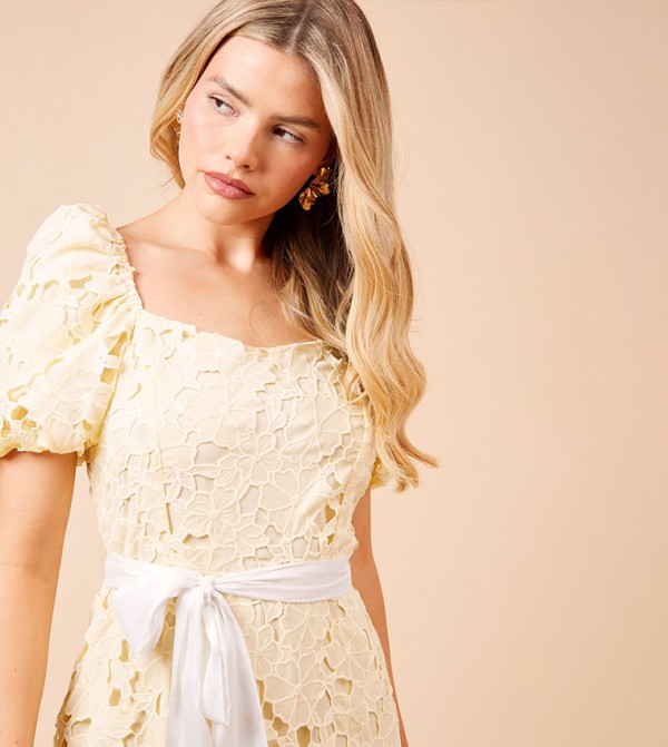 Dorothy Perkins Dorothy Perkins - Yellow Midi Dresses