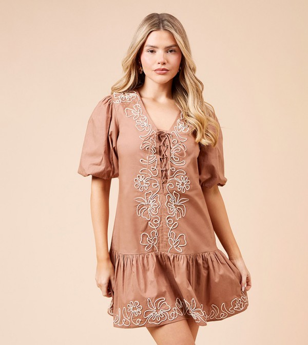 Dorothy Perkins Dorothy Perkins - Brown Mini Dresses