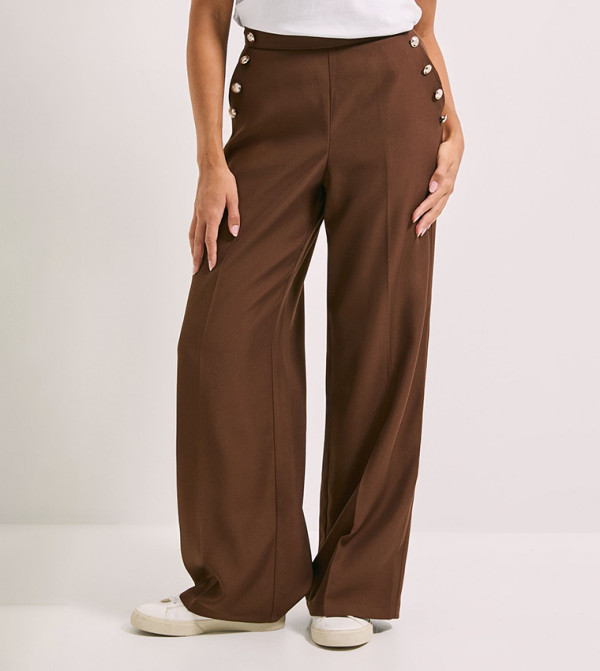 Dorothy Perkins Dorothy Perkins - Brown Casual Pants