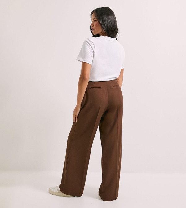 Dorothy Perkins Dorothy Perkins - Brown Casual Pants