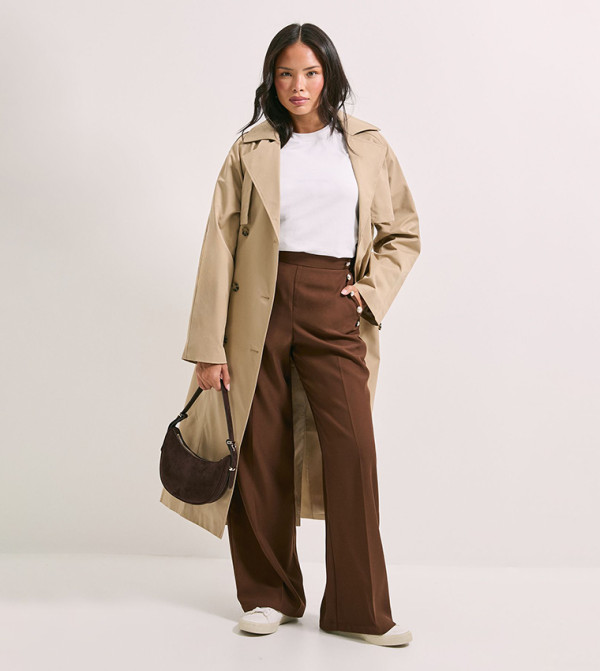 Dorothy Perkins Dorothy Perkins - Brown Casual Pants