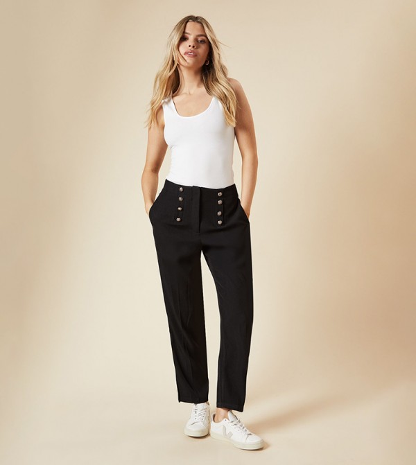 Dorothy Perkins Dorothy Perkins - Black Casual Pants