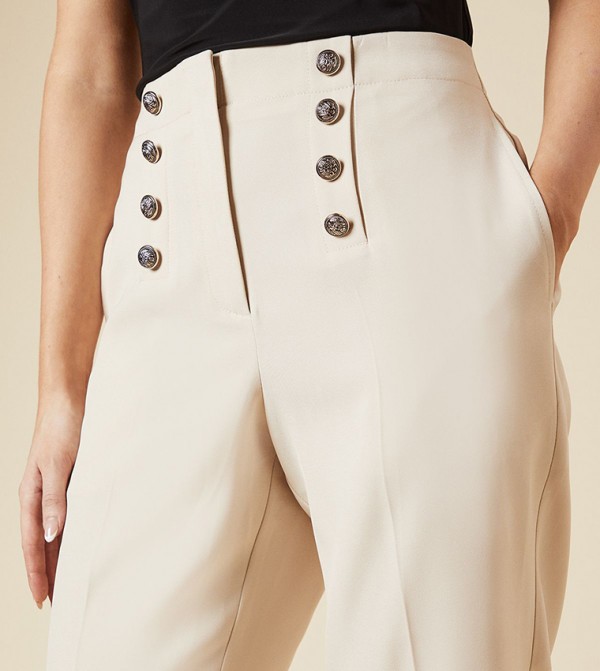 Dorothy Perkins  Pants & Leggings - Beige Casual Pants