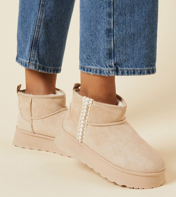 Dorothy Perkins  Ankle Boots - Beige Ankle length Boots