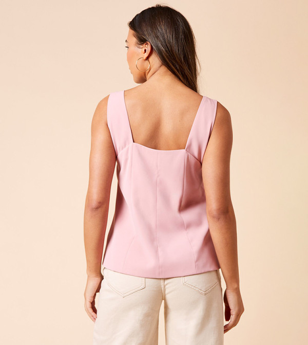 دوروثي بيركينز توبات بلا أكمام - وردي Sleeveless Tops