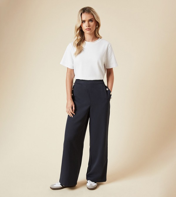 Dorothy Perkins  Pants & Leggings - Navy Casual Pants