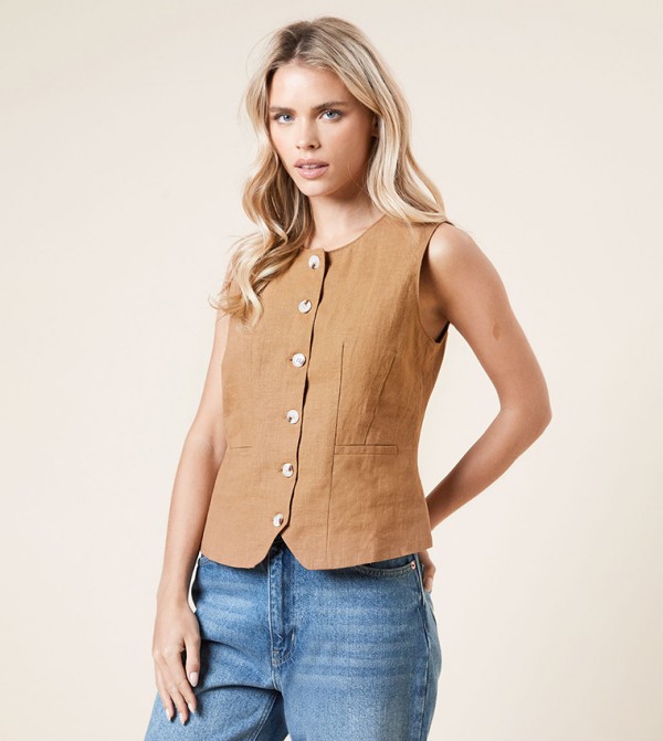 Dorothy Perkins Dorothy Perkins - Brown Waistcoats