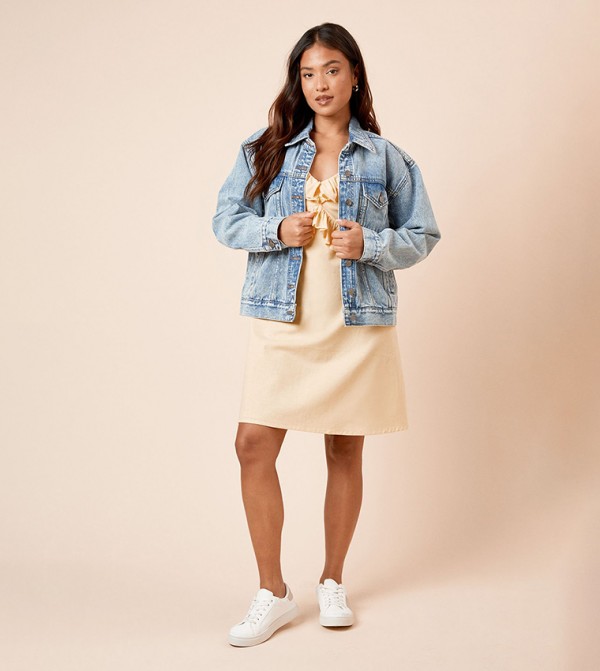 Dorothy Perkins Dorothy Perkins - Light Blue Denim Jackets