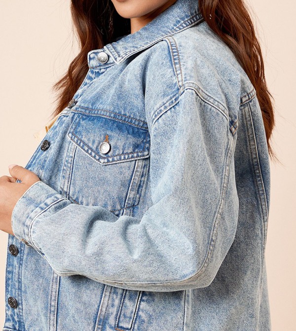 Dorothy Perkins Dorothy Perkins - Light Blue Denim Jackets