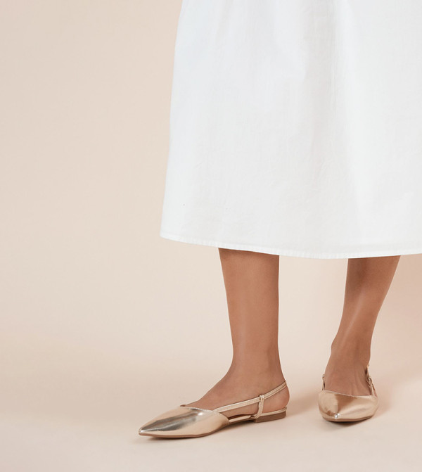 Dorothy Perkins - Outlet  Flat Shoes - Gold undefined
