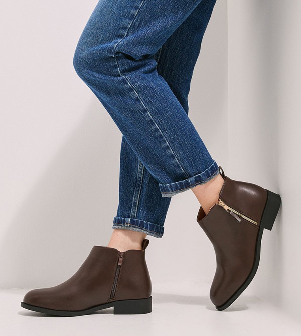 دوروثي بيركينز  أبوات - بني  Ankle length Boots