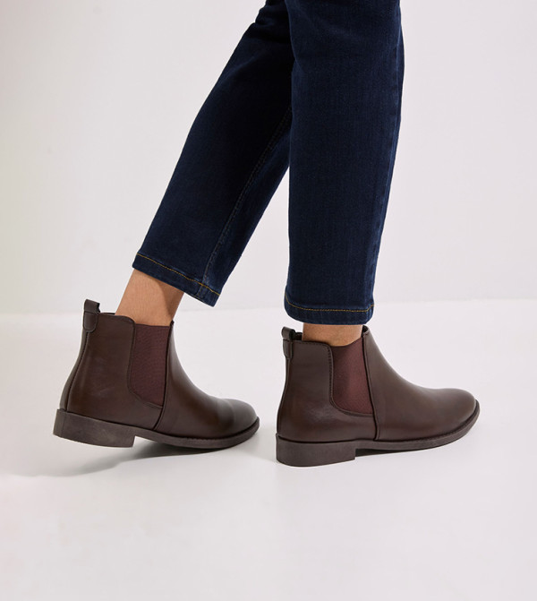 Dorothy Perkins  Boots - Brown Ankle length Boots