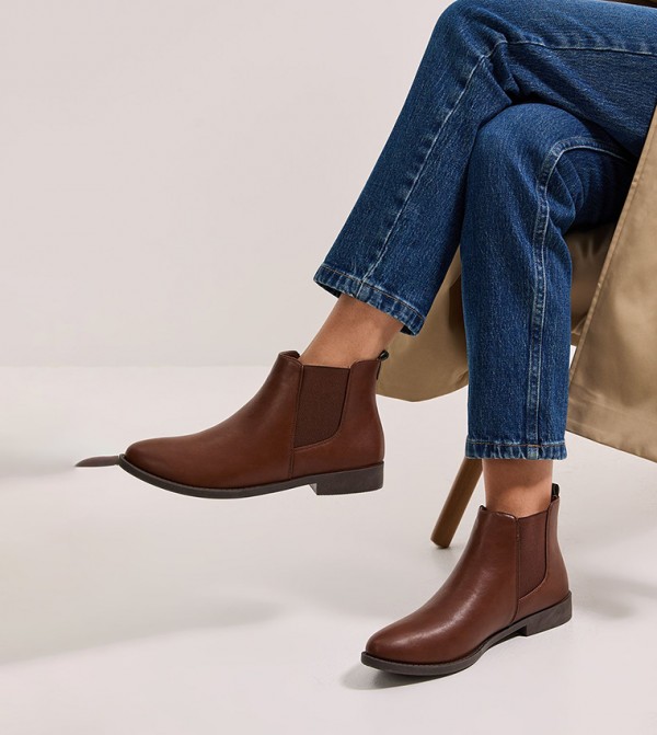 Dorothy Perkins  Shoes - Tan Ankle length Boots