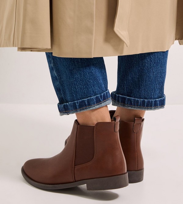 Dorothy Perkins  Shoes - Tan Ankle length Boots
