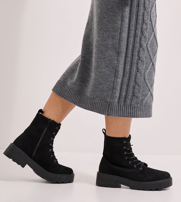 Dorothy Perkins  Boots - Black Ankle length Boots