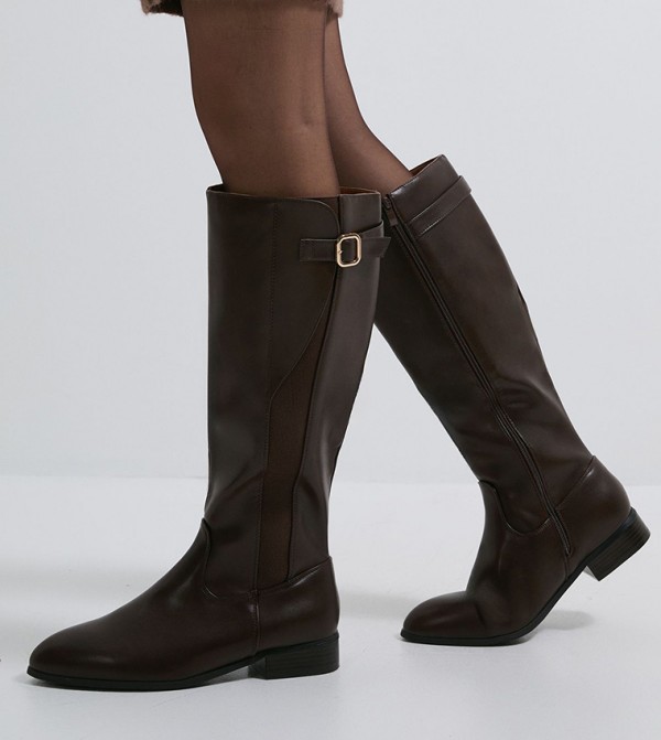 Dorothy Perkins Shoes - Brown Knee length Boots