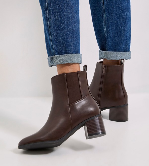 Dorothy Perkins Dorothy Perkins - Brown Ankle length Boots