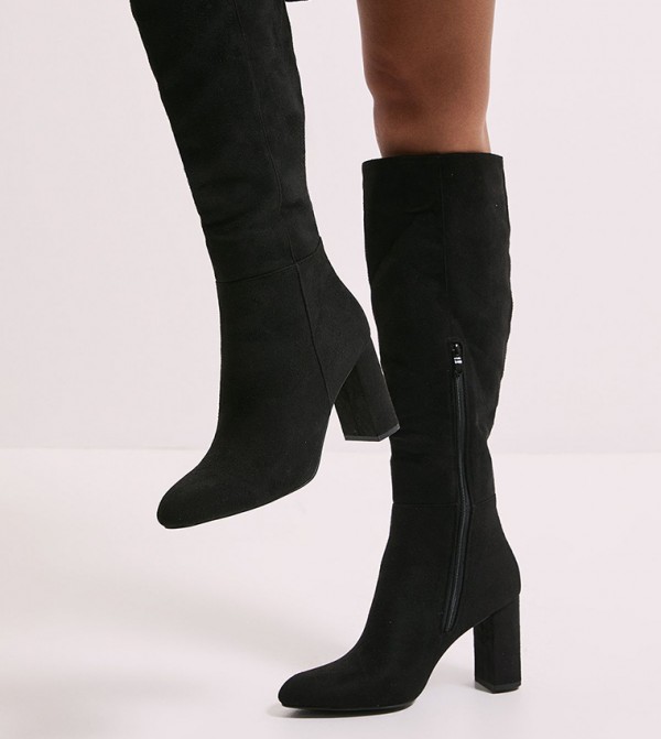دوروثي بيركينز  أبوات - أسود Knee length Boots