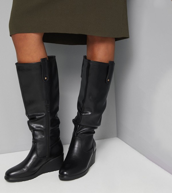Good For the Sole  - Black Knee length Boots