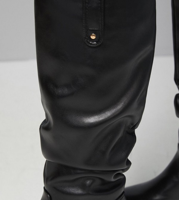 Good For the Sole  - Black Knee length Boots