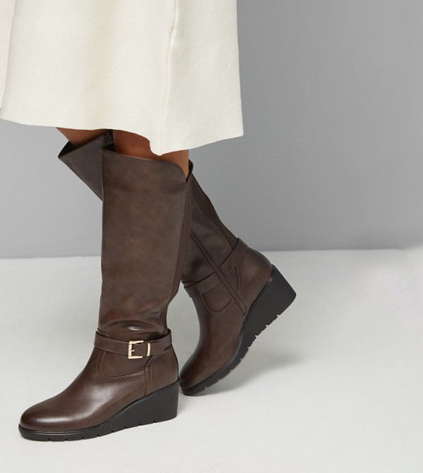Good For the Sole  - Brown Knee length Boots
