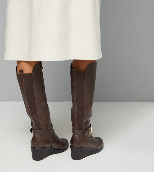 Good For the Sole  - Brown Knee length Boots