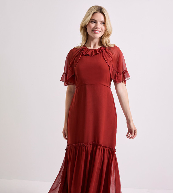 دوروثي بيركينز دورثي بيكينز - صدئي Midi Dresses