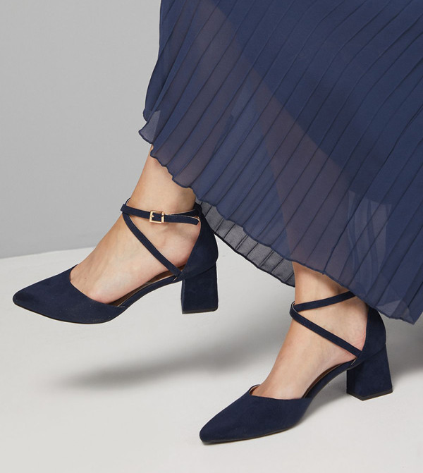 Good For the Sole  - Navy Pumps