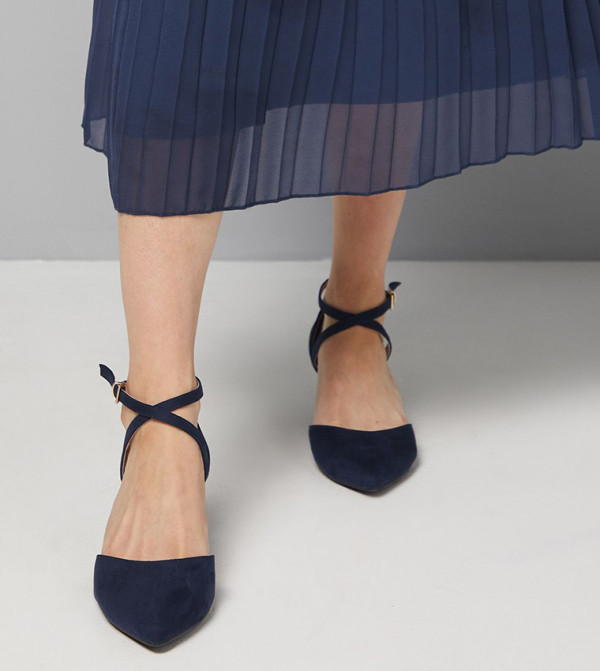 Good For the Sole  - Navy Pumps