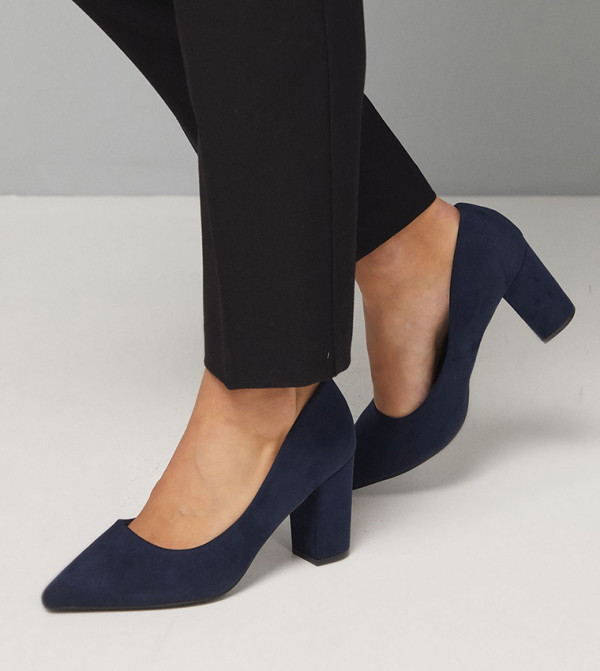 Good For the Sole  - Navy Pumps