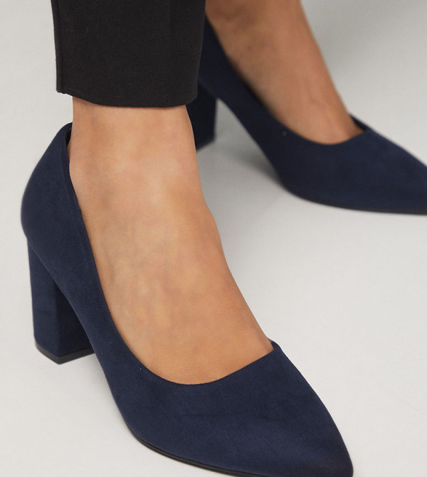 Good For the Sole  - Navy Pumps