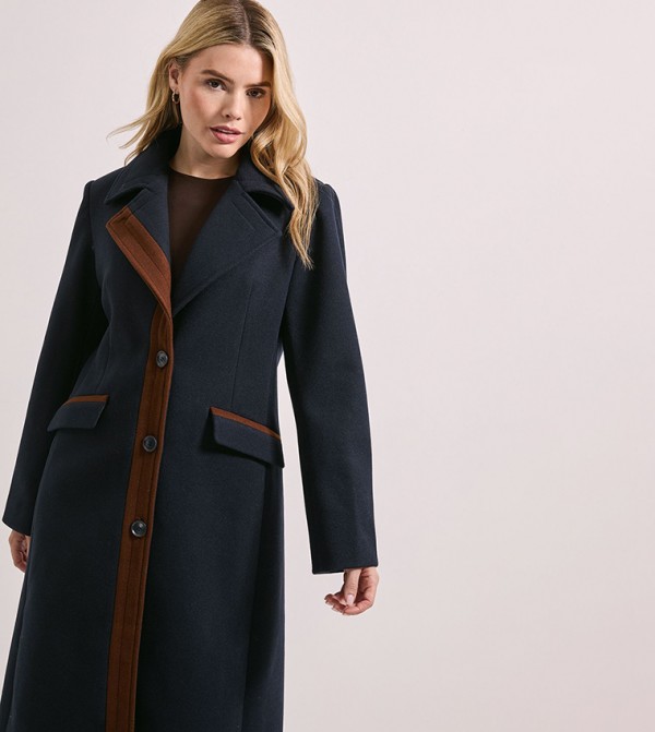 Dorothy Perkins  Jackets & Coats - Navy Overcoats