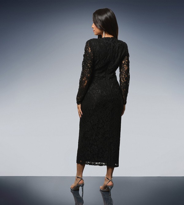 Dorothy Perkins  Midi Dresses - Black Midi Dresses