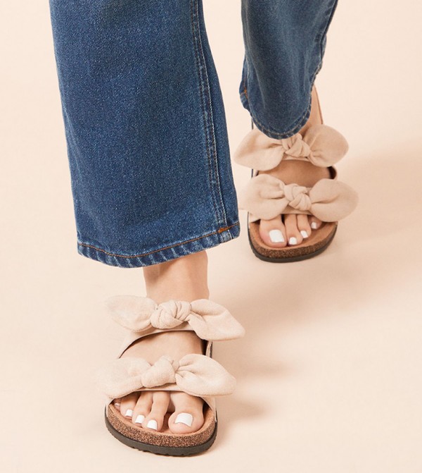 Dorothy Perkins Dorothy Perkins - Beige Flat Sandals