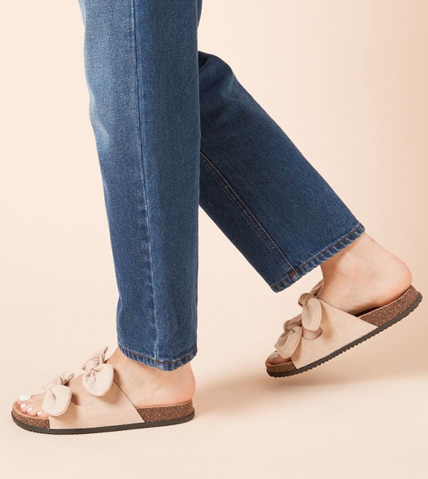 Dorothy Perkins Dorothy Perkins - Beige Flat Sandals