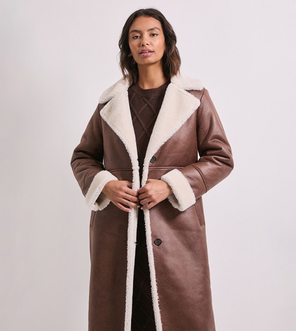 Dorothy Perkins Dorothy Perkins - CHESTNUT Overcoats