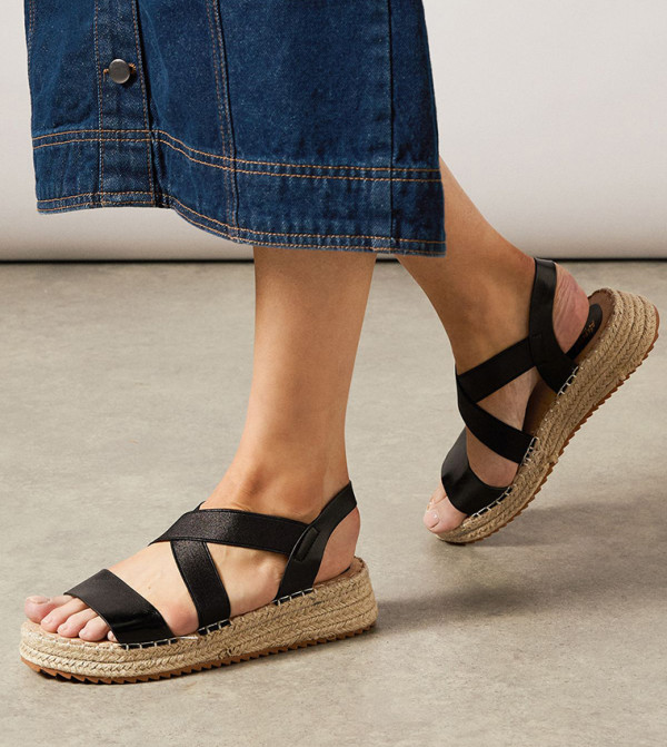 Good For the Sole - Black Platforms