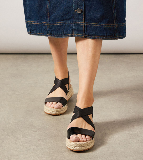 Good For the Sole - Black Platforms