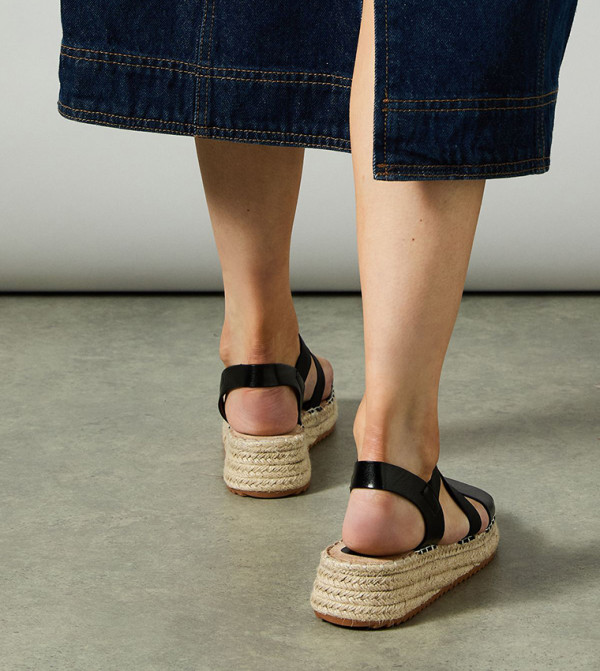 Good For the Sole - Black Platforms