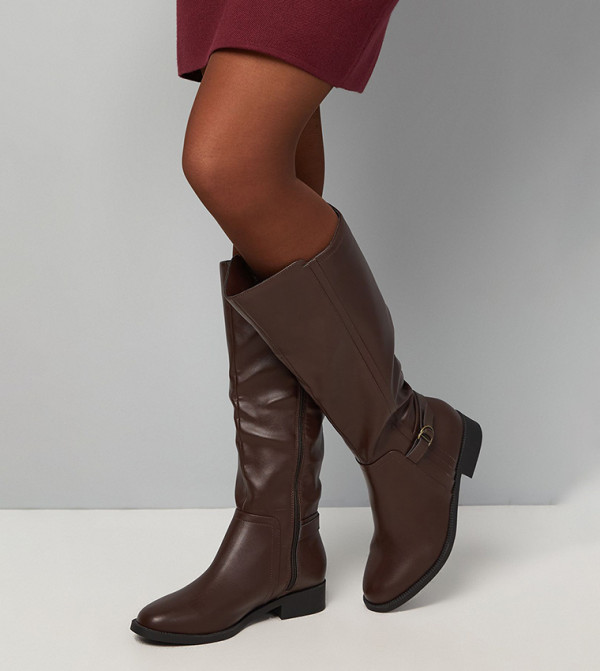 Good For the Sole  - Brown Knee length Boots