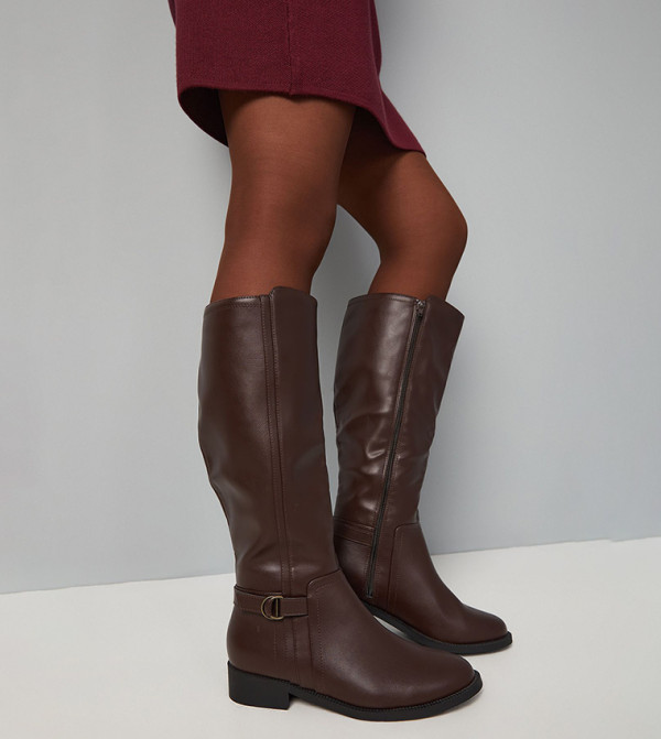 Good For the Sole  - Brown Knee length Boots