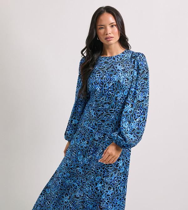 Dorothy Perkins  Clothing - Blue Midi Dresses