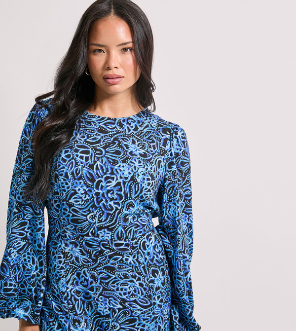 Dorothy Perkins  Clothing - Blue Midi Dresses