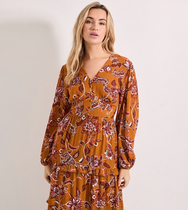 Dorothy Perkins Dresses - Orange Midi Dresses