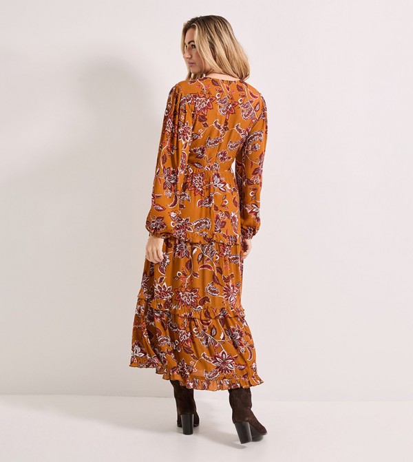 Dorothy Perkins Dresses - Orange Midi Dresses