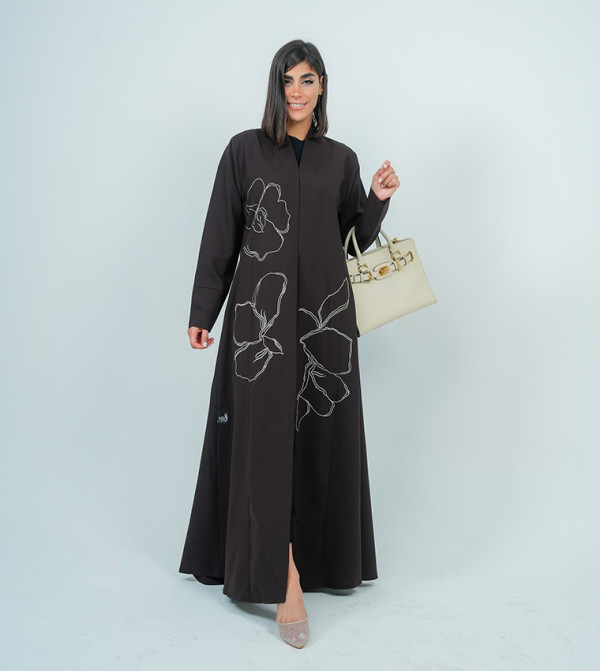 Rosette Abaya Rosette Abaya - Brown Abayas